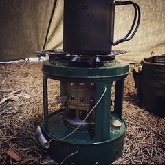 コンパクト石油ストーブ キャンプ 屋外活動等に！