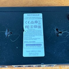 NETGEAR ネットギア GS305P ジャンクの画像