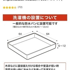 6月8日AM限定、自宅まで引取り可能な方/ニトリ8キロ洗濯機/一年使用済み/NT80J1WHの画像