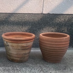 【中古品】素焼きプランター1個500円