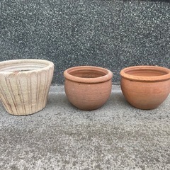 【中古品】素焼きプランター1個100円