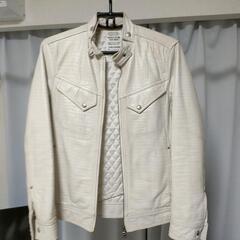 NICOLE CLUB FOR MEN 白革ジャン