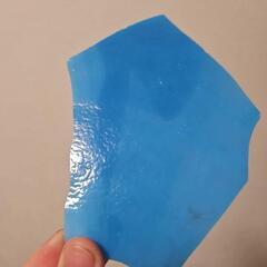 ステンドグラス材料 #19　水色・白・青の画像