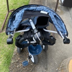 三輪車 アイデス コンポフィット デニムブルーの画像