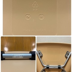 KAWAJUN カワジュン スタッキングチェア タルダチェア ライトブラウン 椅子 2の画像