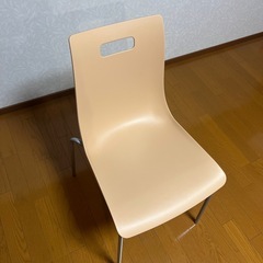 KAWAJUN カワジュン スタッキングチェア タルダチェア ライトブラウン 椅子 2の画像