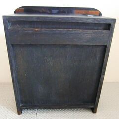 前面ガラス　木製ケース　民芸　昭和レトロ　コレクションケース？　現状渡しの画像