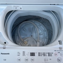 Panasonic 全自動洗濯機 5.0Kg NA-F5BE2 2023年製 内部クリーニング済 パナソニック 稼働確認済 中古品 ④の画像