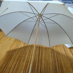 白い日傘の画像