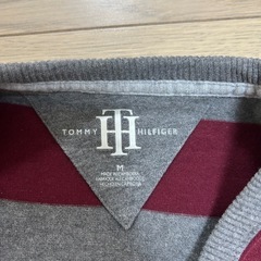 TOMMY HILFIGER ストライプ長袖カットソー Mの画像