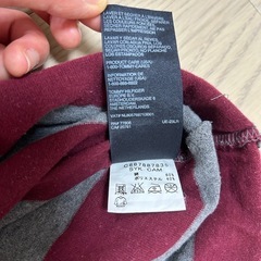 TOMMY HILFIGER ストライプ長袖カットソー Mの画像