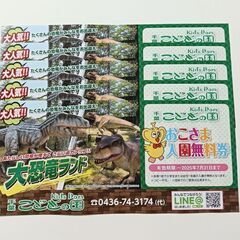 千葉こどもの国KidsDоm　 お子様入園無料券　5枚