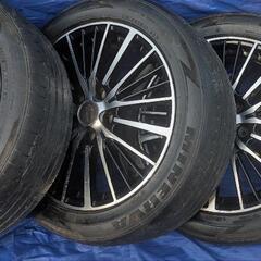 タイヤ・アルミホイール　４本セット　215/50ZR17 95W 　