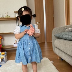 80 ラルフローレン　デニムワンピース