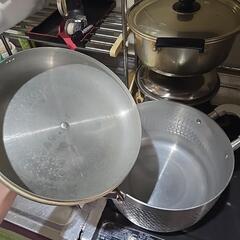 【今月で廃棄】銀 鍋 23cmの画像