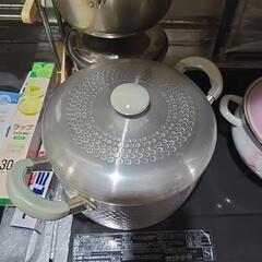 【今月で廃棄】銀 鍋 23cmの画像