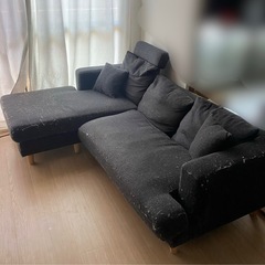 LOWYA 3人掛け　カウチソファー