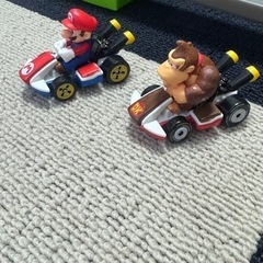 ホットウィール　マリオサーキット　ライトトラックセット　本体＋カート2種の画像