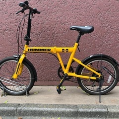 HUMMER 自転車 黄色