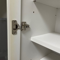 【お値下げしました！】【美品】食器棚 ホワイト 島忠　週末引取り可能な方の画像