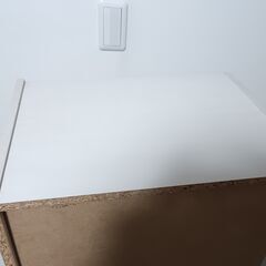 ☆貴重・頑丈!!☆カラーボックス☆４段☆在庫2個あり☆木製ラック☆本/飾り棚☆収納家具☆ホワイト☆中古☆程度良品の画像