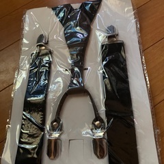 サスペンダー　２種　未使用の画像