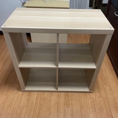 【お引き渡し先決定済み】 収納棚/本棚 カラーボックス 2x2マスの画像