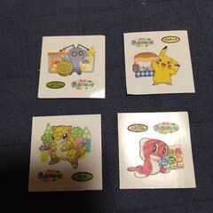ポケモンパンシール４枚