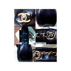 ★CHANEL【シャネル】マトラッセ フラップ チェーンショルダー （ゴールド金具）中古品の画像