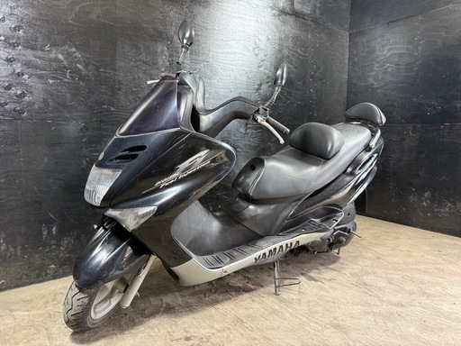 ★支払総額5.0万円★買取強化中！なんでも買い取ります！ ヤマハ マジェスティ125FI 黒 人気のマジェスティ！4ストインジェクション！ バッテリー新品！ バックレスト！ 車格大きい125cc! 社外スクリーン！ カスタムベースに♪