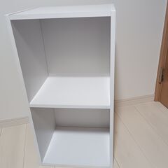 ☆貴重!!☆カラーボックス☆A4サイズ２段☆ややスリム☆木製ラッ...