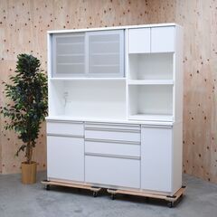 ≪zyt2220ジ限≫ 美品 松田家具 大型キッチンボード 17...