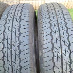 2024年超低走行500km未満！　195/80R15　ジムニーシエラ　JB74　ダンロップ　GRANDTREKの画像