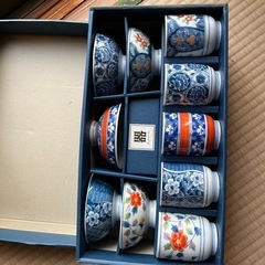茶碗湯呑みセット　5客用の画像