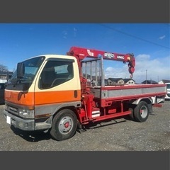 🚛 三菱ふそうキャンター 平成12年式 クレーン付き 販売中