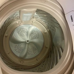  【美品】【早い者勝ち】ハイセンス Hisense 全自動洗濯機 5.5Kg　HW-G55B-W　給水ホース付きの画像