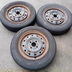 ￥0【無料】夏 スズキ純正 145/80R13 ワゴンR アルト...