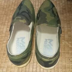 靴　迷彩柄　MAD mad footの画像