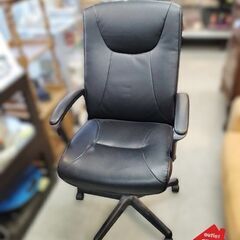 オフィスチェア OAチェア 椅子 イス 合皮 ワークチェア 黒/...