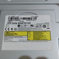 DVD Writer 2012年製 ジャンクの画像