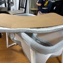 YATOMI ベビーベッドとベットインベッドのクッションの画像