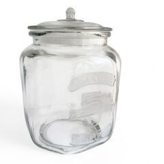 K7-726 ガラス容器 クッキージャー 7L 保存瓶 保存容器 ガラス瓶 密封容器 お米 5kg用 ガラスジャー 米びつ レトロの画像