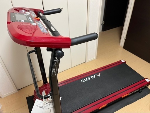 【美品】元値43000円を1万円ALFITS ランニングマシン AFR2116 折りたたみ式／自宅トレーニングに！