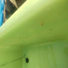 浴槽　水を貯めておくのにいりませんでしょうか？　外径　幅80長さ120高さ60cmの画像