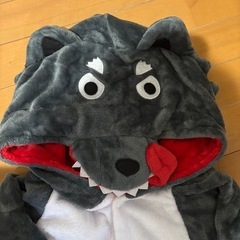 お話中　オオカミの着ぐるみ❗️大人サイズの画像