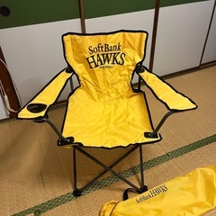 ソフトバンクホークス　折りたたみ式アウトドアチェア