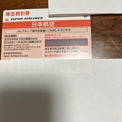 JAL株主割引券