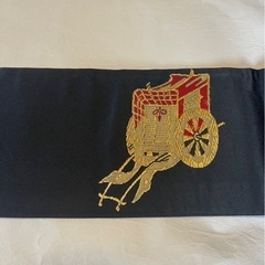 金赤×朱金文字✨映える刺繍帯　2本まとめ売り の画像