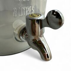 K7-727 KILNER ガラス ウォータージャグ ドリンクサーバー 8L 蛇口付 ポット ドリンクポット タンク ドリンクディスペンサーの画像