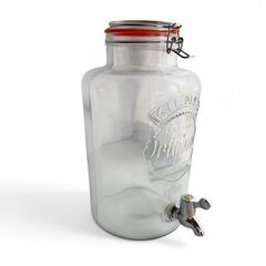 K7-727 KILNER ガラス ウォータージャグ ドリンクサーバー 8L 蛇口付 ポット ドリンクポット タンク ドリンクディスペンサーの画像